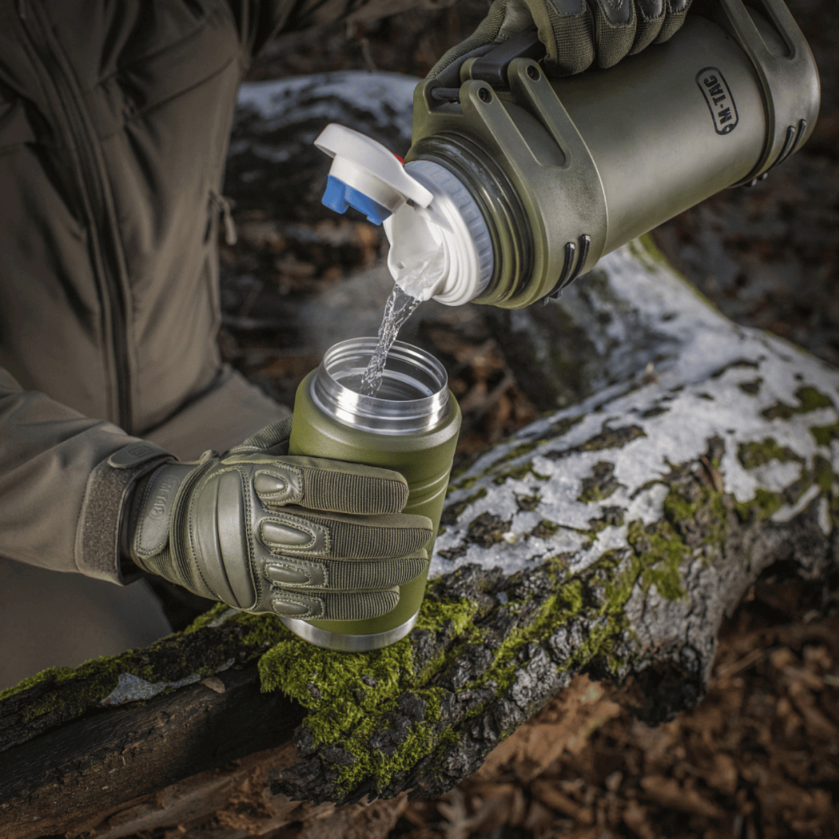 M-Tac Termoflaske 750 ml med Folde-ske