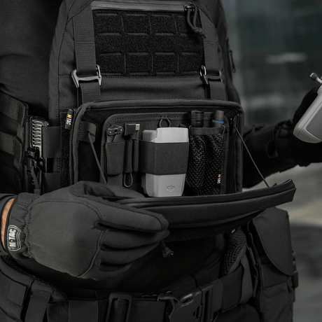 M-Tac Admin Pouch Large Elite Gen.II til opbevaring af udstyr med robust Cordura 500D og AquaGuard lynlås.
