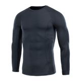 M-Tac Undertøj Active Level I sort termotrøje med lang ærme, designet til høj komfort og åndbarhed under fysisk aktivitet.