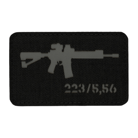 M-Tac AR-15 223/5,56 Laser Cut Patch med Velcro til tøj, rygsække og hjelme, holdbart Cordura materiale, taktisk design