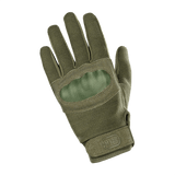 M-Tac Handsker Assault Tactical Mk.3 med forstærket håndflade og velcro, ideel til arbejde med våben i våde forhold, grøn farve.