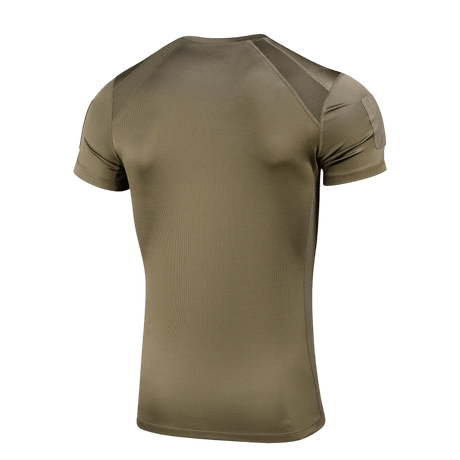 M-Tac Athletic Tactical Gen.II T-shirt – funktionel t-shirt i brun, set bagfra, ideel til træning og udendørsaktiviteter.