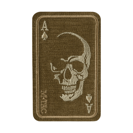 M-Tac Patch Face of War (Broderi) med kraniemotiv på Cordura 500D. Inspireret af Vietnamkrigens 'card of death'. Passer til tøj og udstyr.