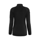 M-Tac Combat Fleece Jakke Dame – Polartec og taktisk med ergonomisk pasform i sort set bagfra.