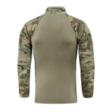 Bagside af M-Tac Combat Shirt Gen.II Pro NYCO Extreme i camouflage, designet til sommerbrug, med termoregulering og slidstyrke.