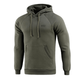 M-Tac Cotton Raglan Hard Hoodie i grønt med kængurulomme og hætte, designet til hverdags- og fritidstøj.