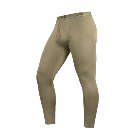 M-Tac Delta Level 2 Fleece Bukser i khaki, designet til koldt vejr, 100% polyester, optimale varme- og fugthåndteringsegenskaber.