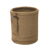 M-Tac Fleece Neck Gaiter med Snor i beige, justerbar snor for pasform, alsidigt koldt vejrs tilbehør