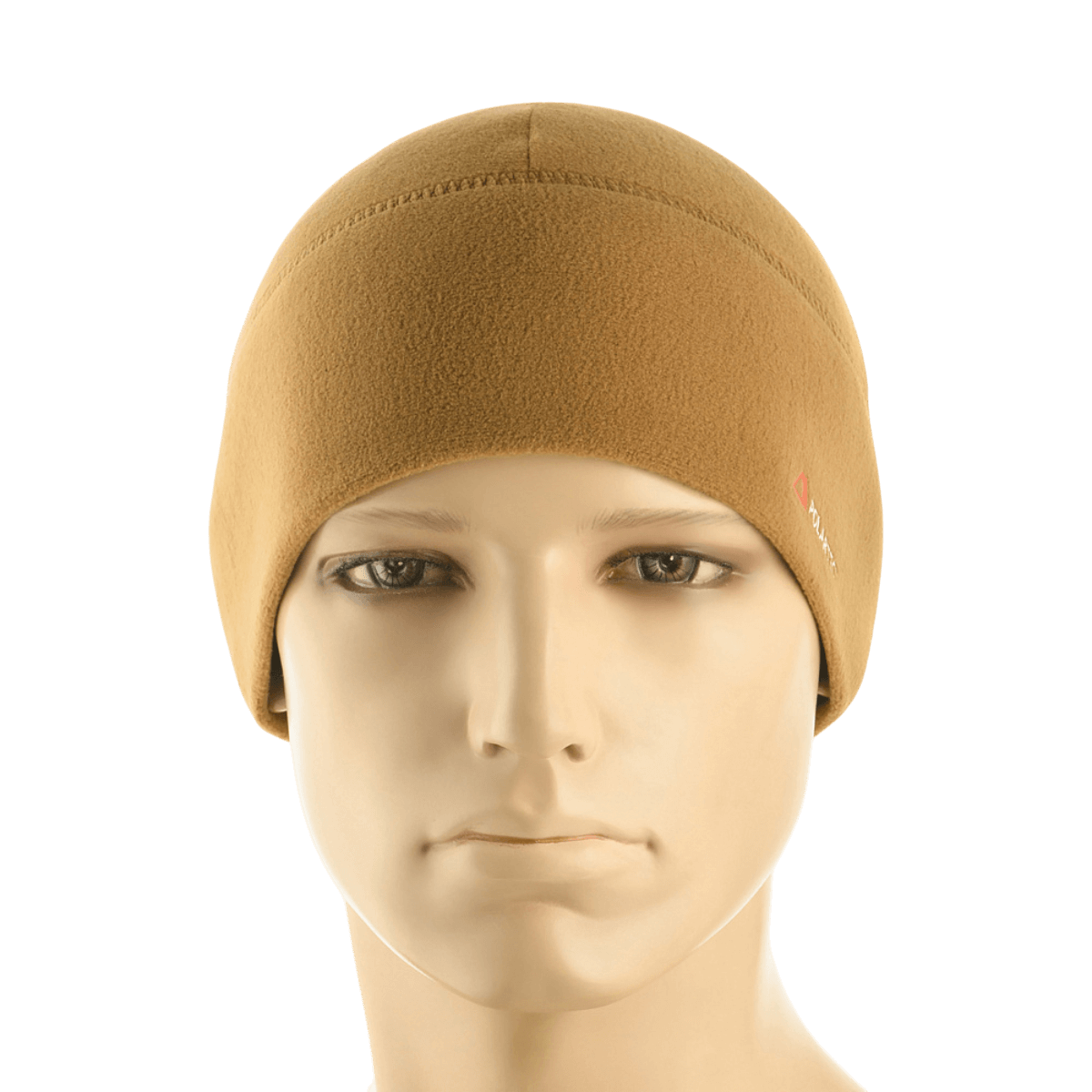 M-Tac Fleece Watch Cap Light Polartec i brun, vinterhue i Micro Series fleece, holdbar og varm, perfekt til vinterbrug.
