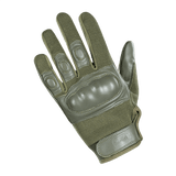 M-Tac Handsker Assault Tactical Mk.4 med læderforstærket håndflade og velcro, designet til våbenhåndtering og beskyttelse.