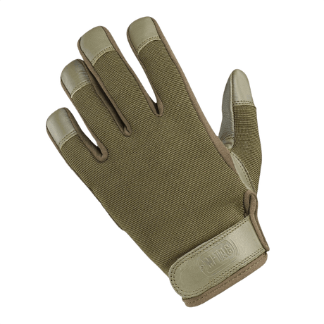 M-Tac Handsker Police i syntetiske materialer og læder med polstrede zoner og justerbar velcro til optimal bevægelsesfrihed.