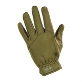 M-Tac Handsker Scout Tactical Mk.2 med syntetisk læderhåndflade og elastiske manchetter, i olivengrøn farve, tør hurtigt.
