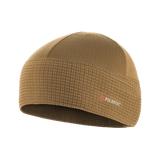 M-Tac Hjelm Watch Cap Polartec hue lavet af holdbar Polartec® fleece i brun, ideel til koldt vejr og passer under hjelm