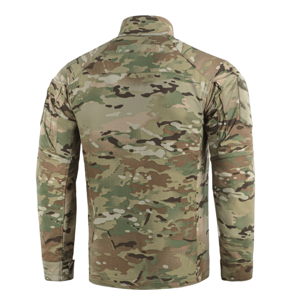 M-Tac Jakke Sturm Gen.II NYCO Extreme i Multicam bagfra, ideel til taktisk brug og udendørs aktiviteter med holdbart materiale.