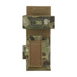 M-Tac kompakt tourniquet-lomme Gen.3 i camouflagedesign til taktisk brug. Designet til hurtig adgang i nødsituationer.