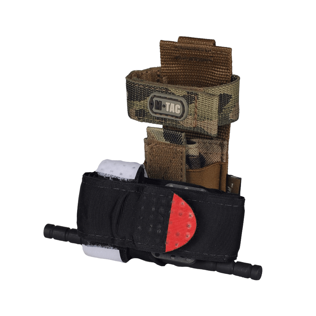 M-Tac kompakt tourniquet-lomme Gen.3 til hæmostatisk tourniquet, designet til taktisk medicinsk brug i kritiske situationer.