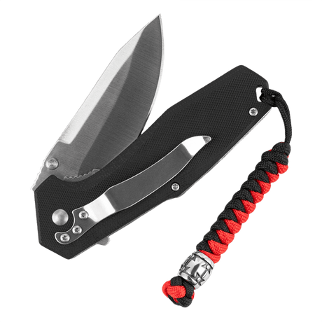 M-Tac Lanyard Viper Cossack Cross V.2 med paracord design og Templar-kors, tilføjer stil og funktionalitet til knive og udstyr.