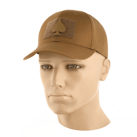M‑Tac Patch Spades Laser Cut på baseball cap, taktisk sparteldesign på Velcro, ideel til militær og outdoor brug, Cordura 500D.
