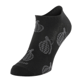 M-Tac Let Sommersokker Grenader i ergonomisk design til mænd, ideel til sport og udendørs aktiviteter, sort med granatmønster.