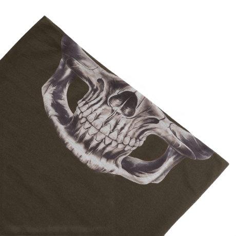 M-Tac Let Tubehalstørklæde Reaper Skull multifunktionelt tørklæde i strækbar polyester med skalle-design til udendørs brug.