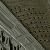 Nærbillede af M-Tac Summer Light Sneakers med gummisål og åndbart polyesterdesign, ideel til sommerbrug.