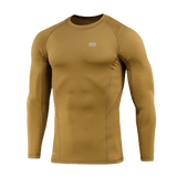 M-Tac Level I Polartec Thermal Shirt i brun med anatomisk pasform, til optimal termoregulering, perfekt som vinter baselayer.