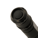 M-Tac Lommelygte P4 i sort aluminium, visende bundknap