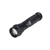 M-Tac Lommelygte UX11 i sort aluminium med justerbar lysstråle. Kompakt og højtydende, perfekt til fleksibel belysning i alle situationer.