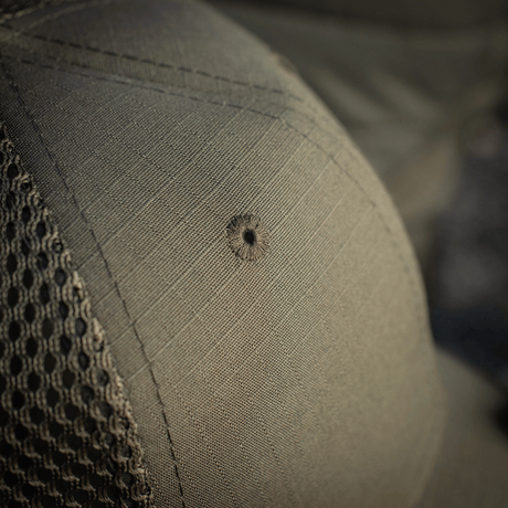 M-Tac Mesh Flex Ripstop Baseball Cap med mesh-paneler for optimal ventilation og komfort. Ideel til udendørs brug i varme perioder.