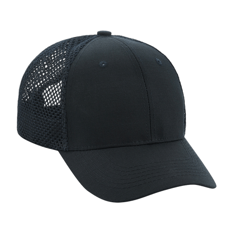 M-Tac Mesh Flex Ripstop Baseball Cap med mesh-paneler og justerbar Velcro-strop for optimal ventilation og komfort til udendørs brug.
