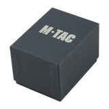 M‑Tac Multifunktionelt Taktisk Ur i emballage med mærkelogo, ideel til aktive eventyr og militærbrug.