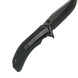 M-Tac Outdoor & Militær foldekniv - Type 8 i sort med Clip Point klinge