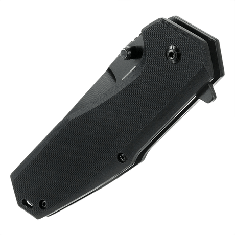 M-Tac Outdoor & Militær foldekniv - Type 5 lukket, viser solidt G10-komposit aluminiumshåndtag, 5Cr15MoV krom rustfrit stål klinge.