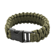 M-Tac Paracord-armband i militärgrön färg, överlevnadsarmband med starkt och lätt paracord-rep. Perfekt för friluftsliv. Klarar upp till 200 kg.
