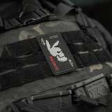M-Tac Patch Bad Boy (Broderi) - Broderet kaninske kranium på ace of spades kort, symboliserer mod. Fastgøres med Velcro, Cordura 500D.