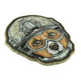 M-Tac Patch Emoji #11 med 3D PVC-effekt og Velcro, sjov morale patch til tøj eller udstyr, viser følelser uden ord, størrelse 6.5 cm