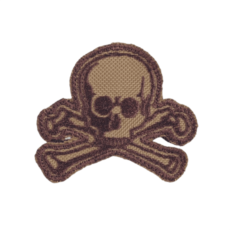 M-Tac Patch Old Skull Velcro med 3D-effekt, tekstiellap med kraniedesign og nem Velcro-fastgørelse. Mål: 45 x 55 mm.