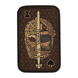 M-Tac Patch Til Valhall Ace Jacquard morale patch inspireret af norske soldaters ritualer, tekstil Jacquard, sort velcro, 108x68 mm