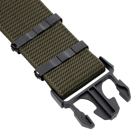 M-Tac Pistolbælte med plastikspænde, nylonbælte inspireret af BSS/A.L.I.C.E.-systemet, ideelt til taktisk eller daglig brug, polyester, 5,5 cm bredt