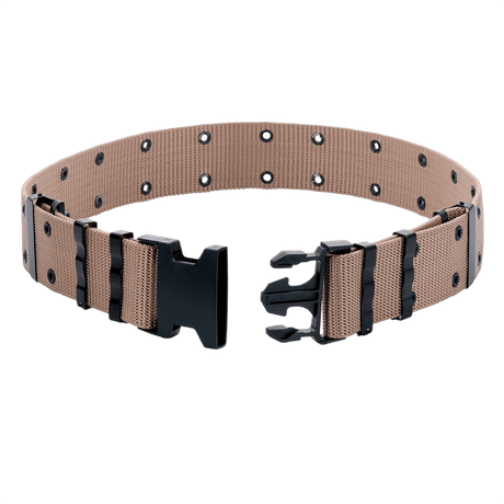 M-Tac Pistolbælte nylonbælte med plastikspænde, taktisk brug, amerikansk militærbælte, 5,5 cm bredt, hurtig frigørelse, polyester