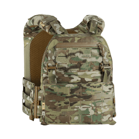 M-Tac Plate Carrier Cuirass Elite Gen.II - taktisk vest i Cordura 500D med ESAPI Medium armor plader og Duraflex hurtiglåse.