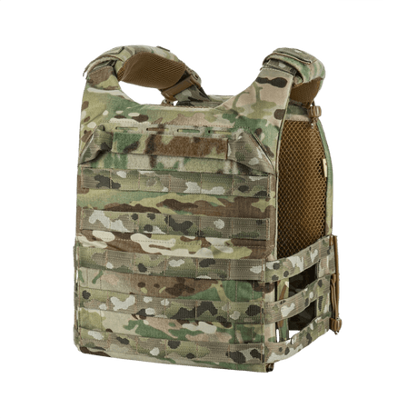 M-Tac Plate Carrier Cuirass FAST Elite Gen.II i Cordura 500D, en avanceret taktisk vest med ESAPI plader og hurtig frigørelse.