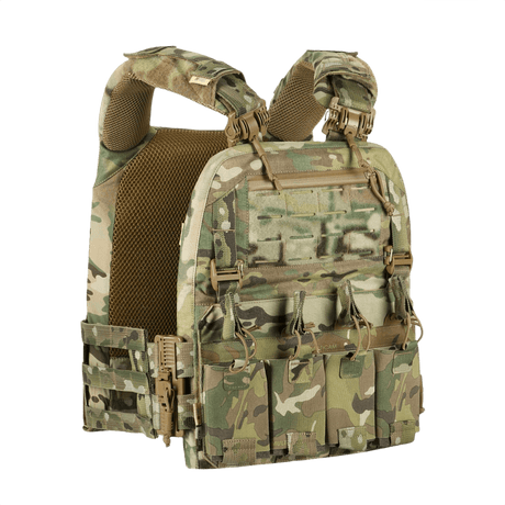 M-Tac Plate Carrier Cuirass FAST XL QRS beskyttelsesvest til ESAPI plader, designet med slidstærkt Cordura og hurtig-lås system.