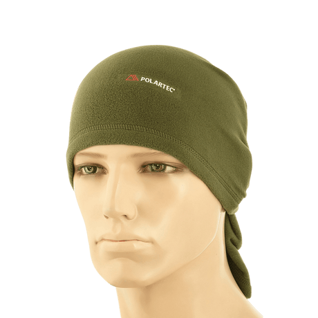 M-Tac Polartec Lang Tubehalstørklæde i grøn, alsidig tilbehør til vinterbrug og træning, lavet af Polartec Micro Series fleece.