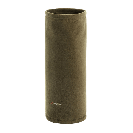M-Tac Polartec Lang Tubehalstørklæde i olivengrøn, ideelt til koldt vejr som halsrør, ansigtsmaske eller pandebånd. Perfekte sømme.