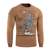 M-Tac Raglan T-Shirt UA Side with unique raglan cut and bold print, featuring soldiers and vehicles, perfect for everyday use.