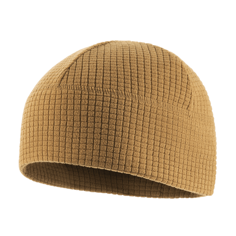 M-Tac Rip-Stop Fleece Hjelmliner i khaki farve med rip-stop mønster, egnet til koldt vejr og beskytter mod vind og kulde.