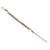 M-Tac Safety Cord Medium Combo med D-ring og MOLLE-fastgørelse, fleksibel sikringssnor til våben og udstyr, brun farve.