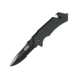 M-Tac Sammenklappelig Kniv Type 3 med sortlakeret krom stål klinge og ergonomisk håndtag.