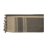 M-Tac Shemagh Tørklæde i klassisk arabisk design, 100% bomuld, 110 x 110 cm, beskyttelse mod sol, sand og vind til udendørsaktiviteter